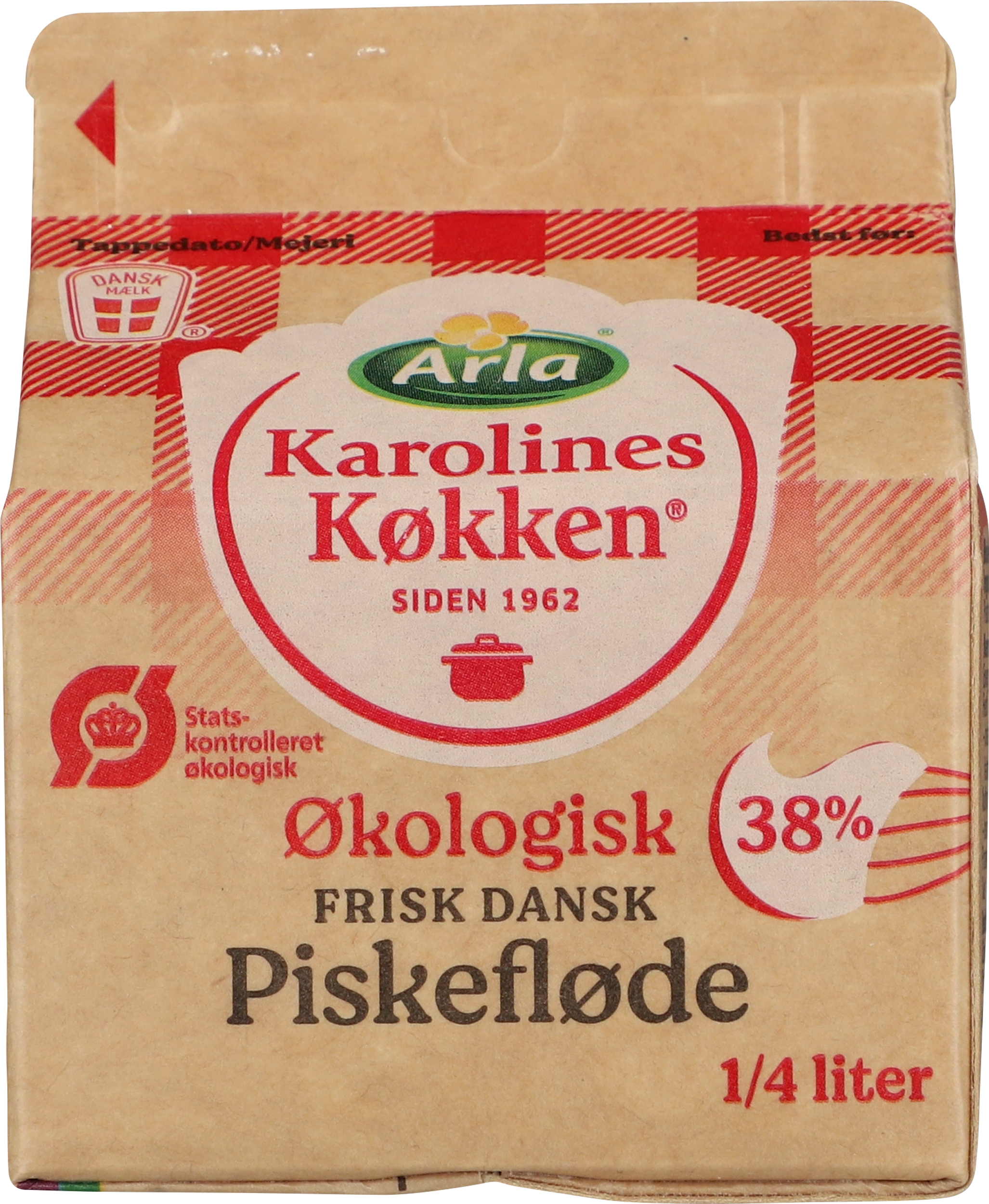 Økologisk piskefløde 38% 250 ml