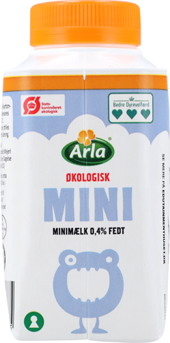 Arla® Økologisk minimælk 0,4% 250 ml
