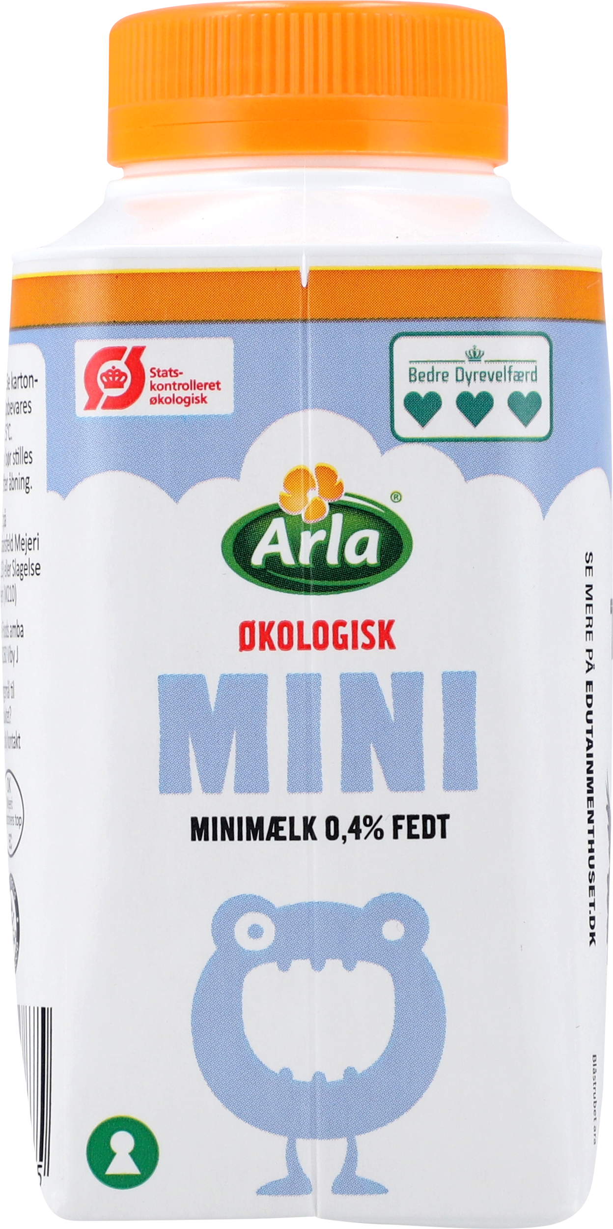 Økologisk Minimælk 0,4% 250 ml