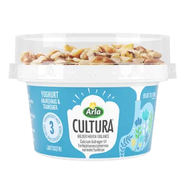 Yoghurt naturel med havreknas & tranebær 2,6% 170 g