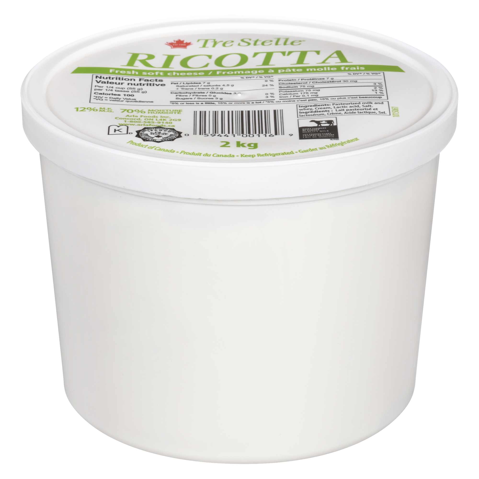 Dry Ricotta 2kg