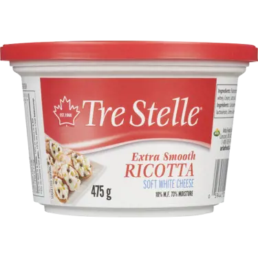 Ricotta Cheese Extra Smooth 10% 475 g