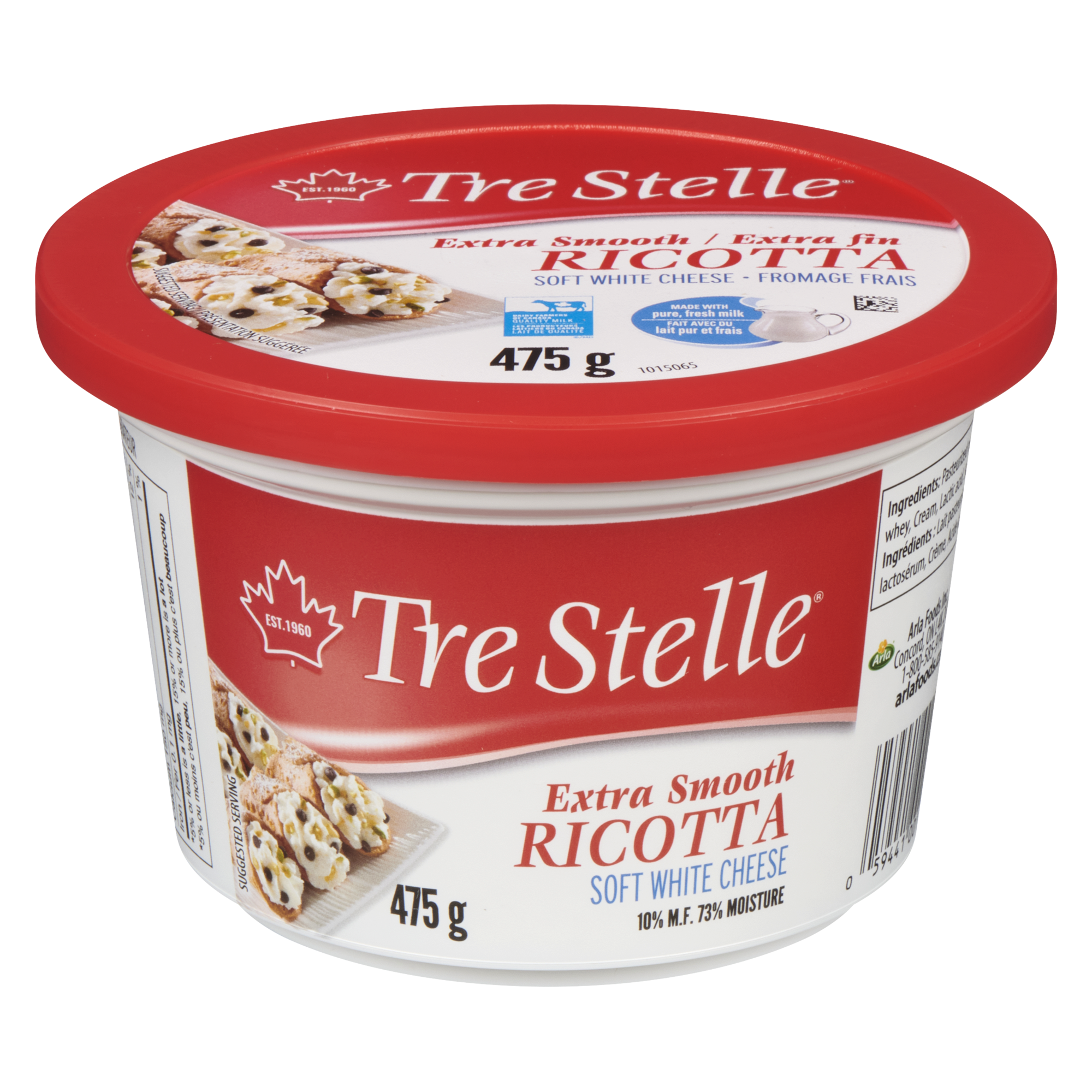 Extra Smooth Ricotta Cheese 475g