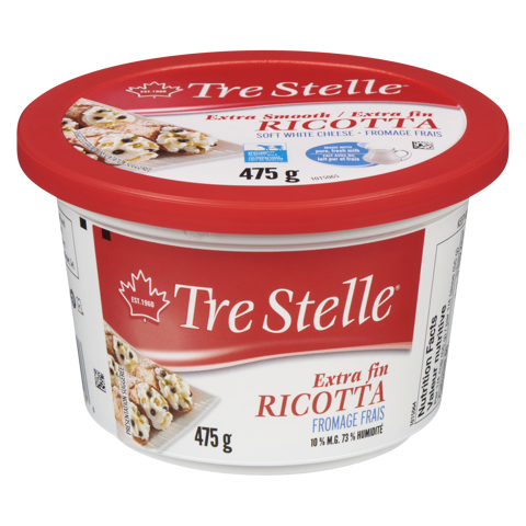 Fromage ricotta extra lisse 475g