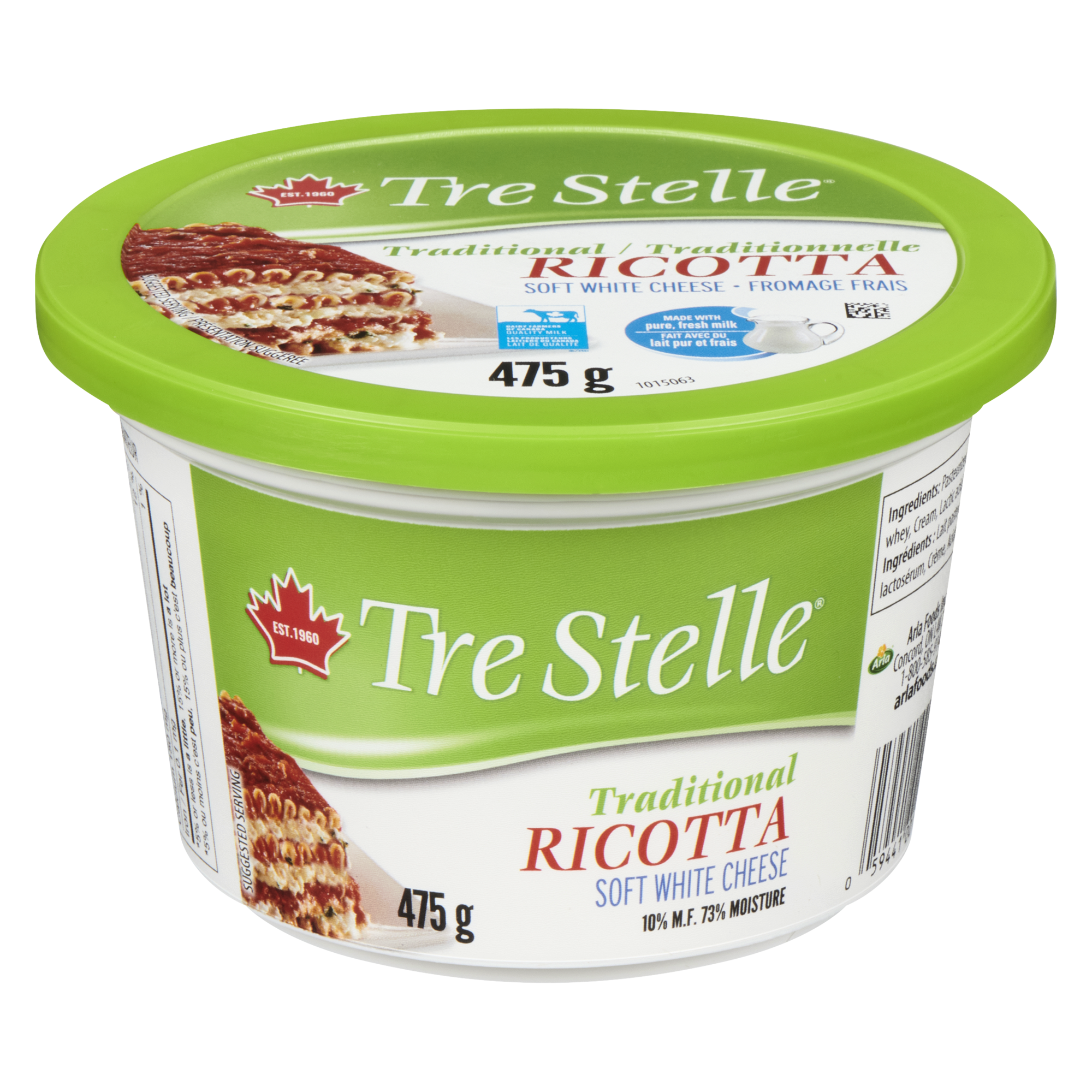 Traditional Ricotta Cheese 475g