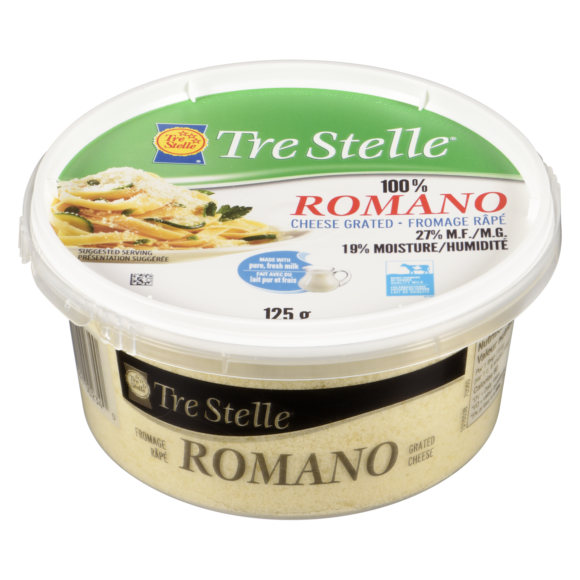 Grated Romano Cheese 125g
