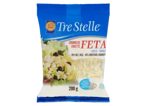 Fromage feta émietté 22% 200 g