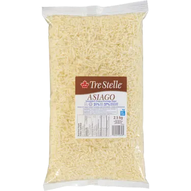 Shredded Asiago 31% 2.5 Kg