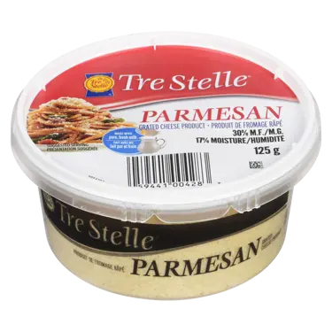 Fromage parmesan râpé 30% 125 g