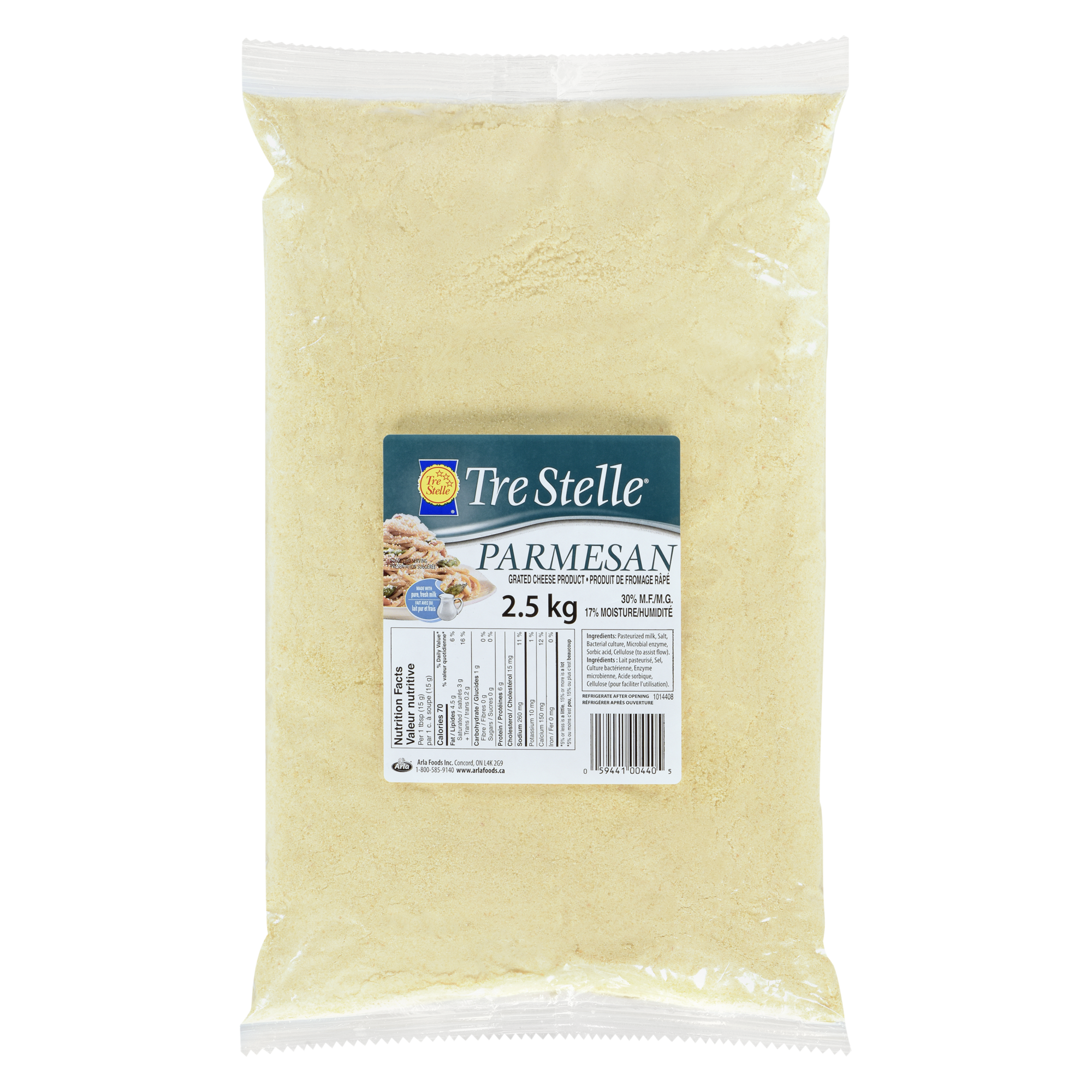 Parmesan Grated Cheese 2.5kg