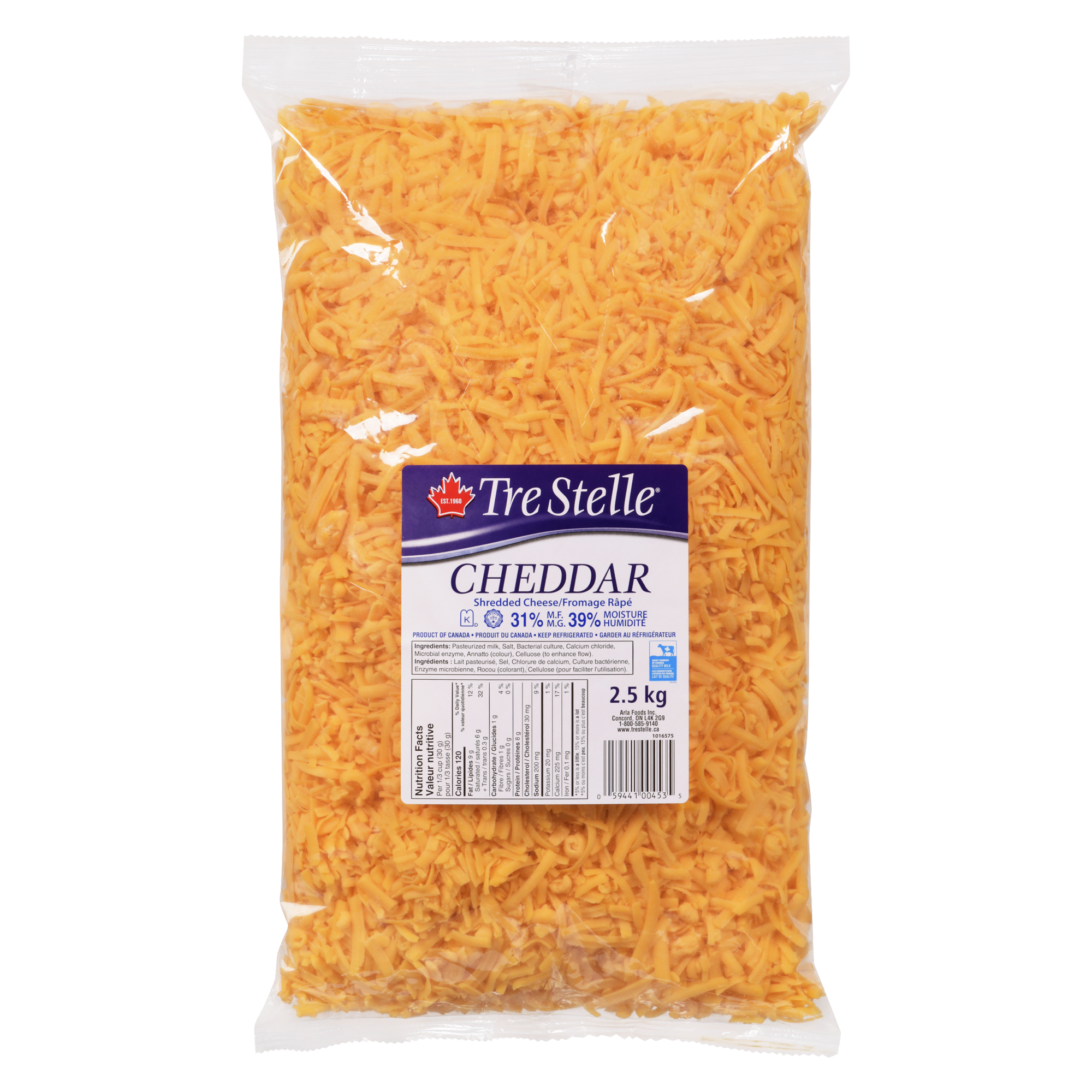Shredded Cheddar 2.5kg