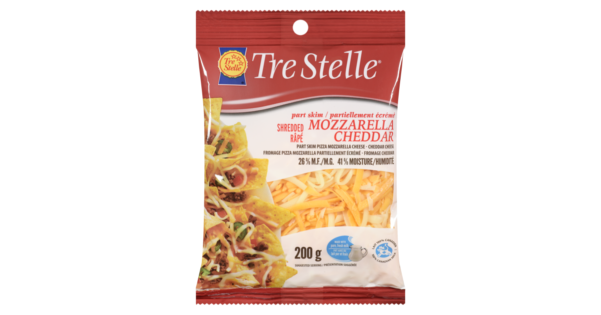 Shredded Mozzarella Cheddar Cheese 200g | Arla® Pro