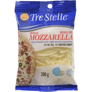 Shredded Mozzarella Part Skim 18% 200 g