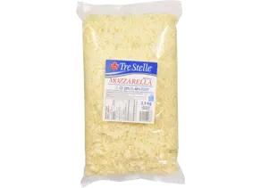 Shredded Mozzarella Cheese 20% 2.5 Kg