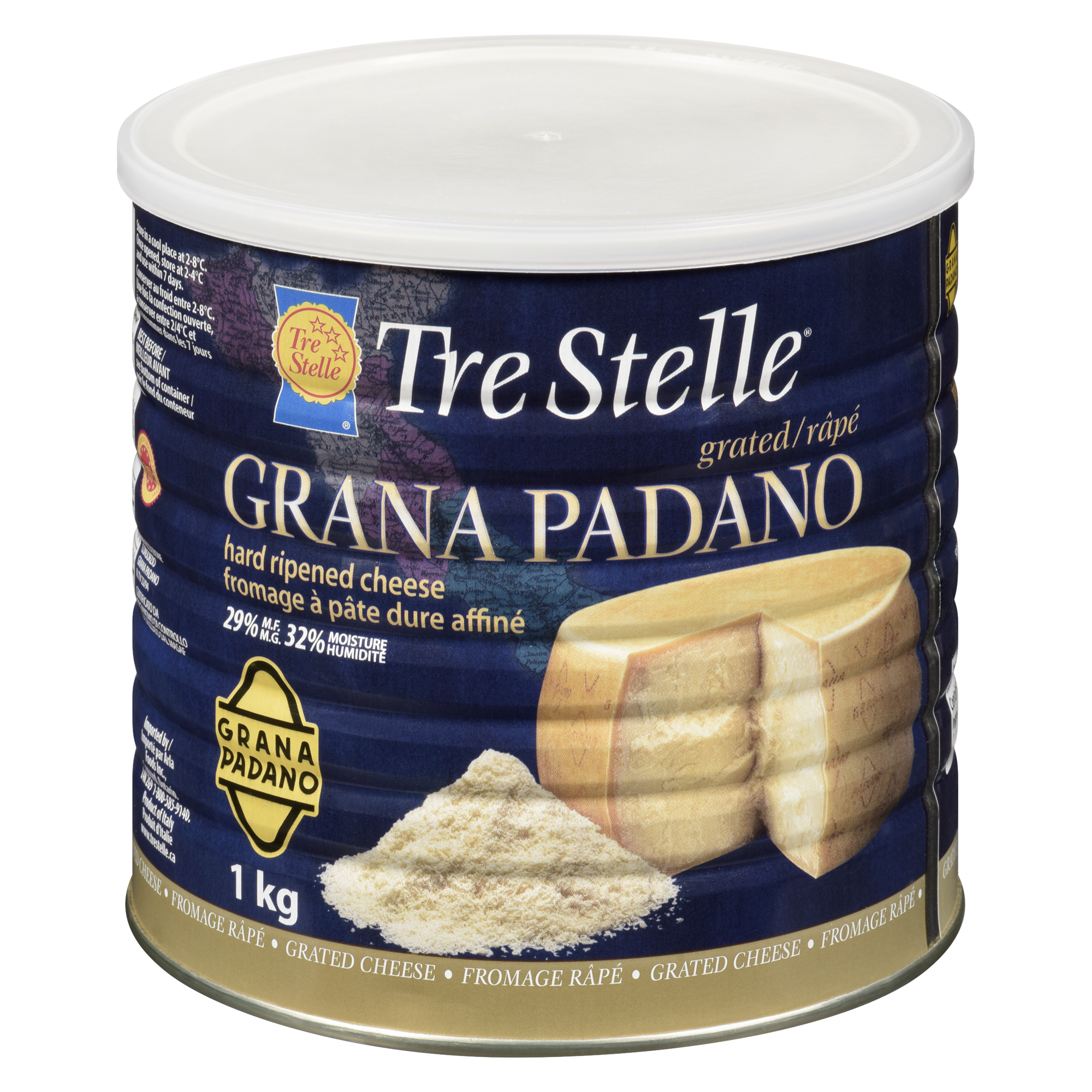 Grated Grana Padano Cheese 1kg