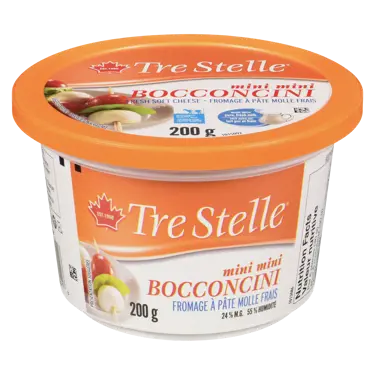 Fromage bocconcini en mini-perles 24% 200 g