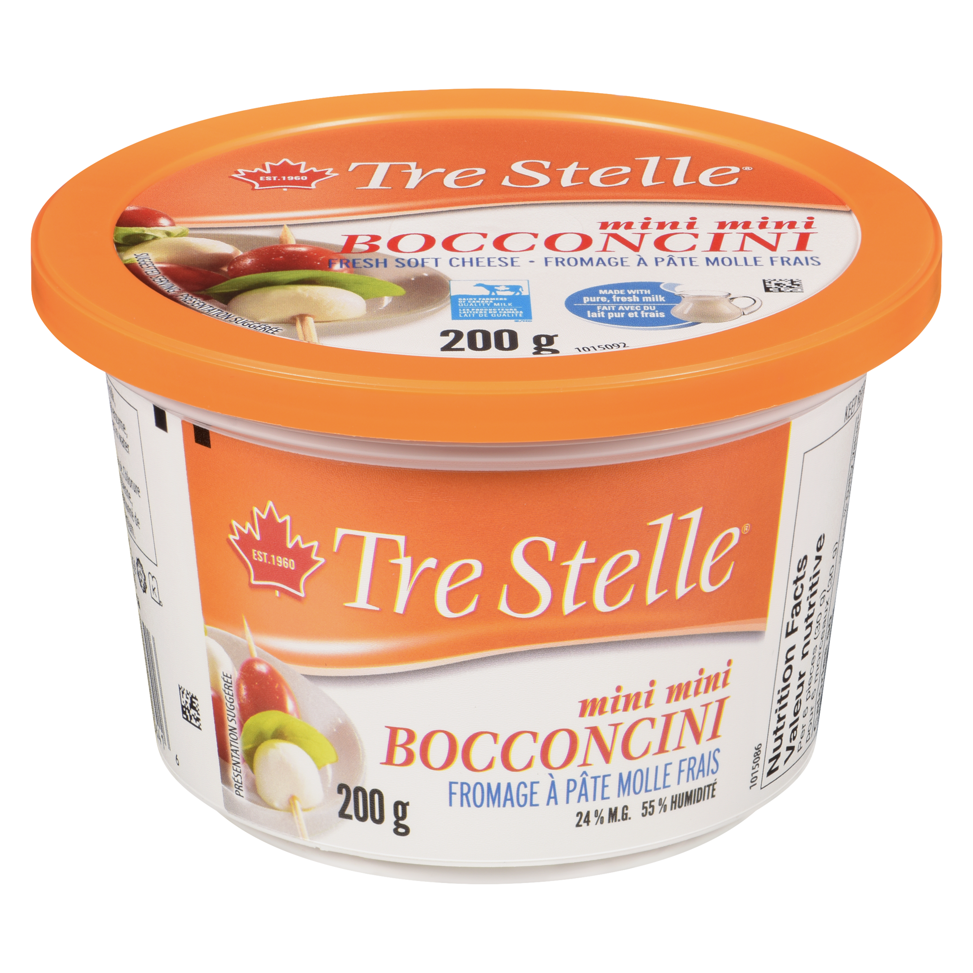 Fromage bocconcini en mini perles 200g