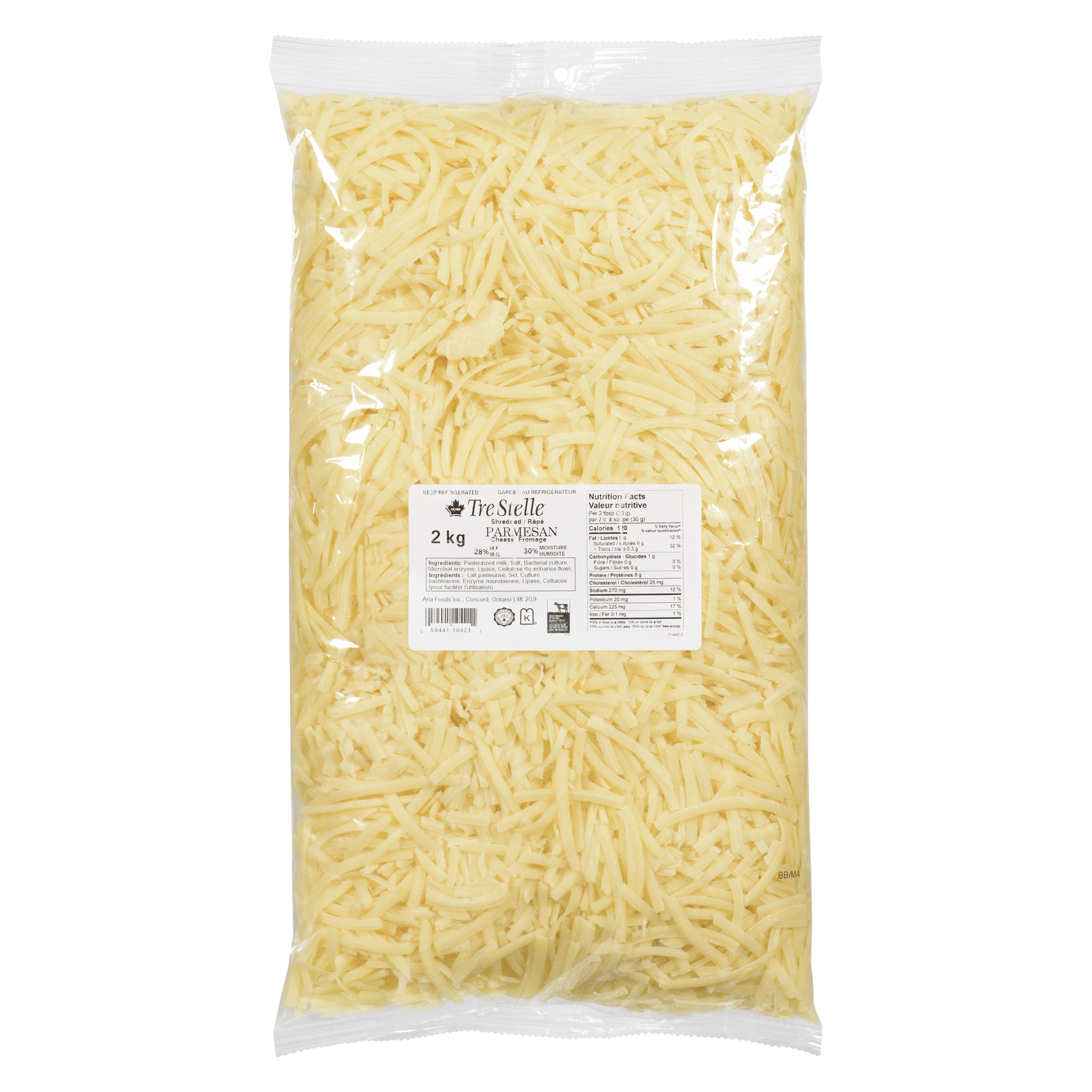 Fromage parmesan en copeaux 2kg