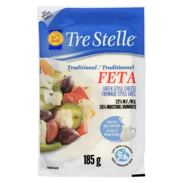 Fromage feta traditionnel 22% 185 g