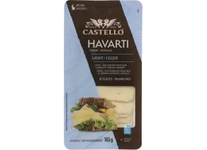 Sliced Havarti with 25% Less Fat 23% 165 g