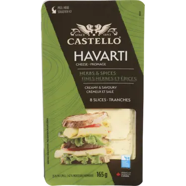 Sliced Herbs & Spices Havarti 35% 165 g