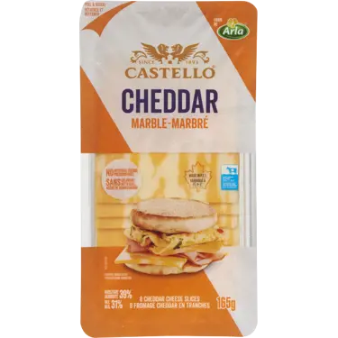 Sliced Marble Cheese 31% 165 g