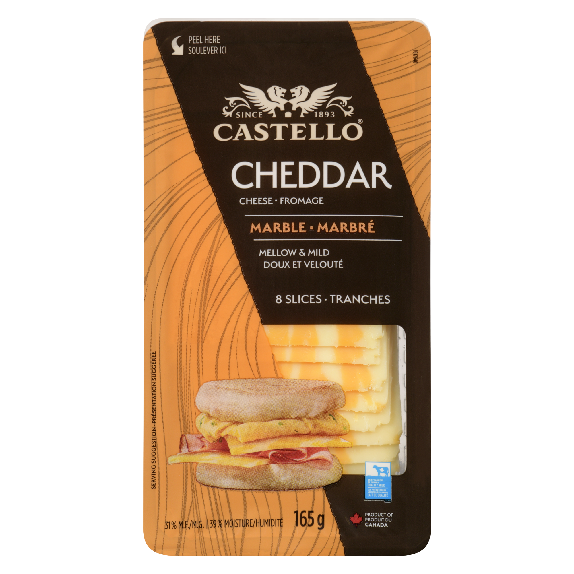 Sliced Marble Cheese 165g
