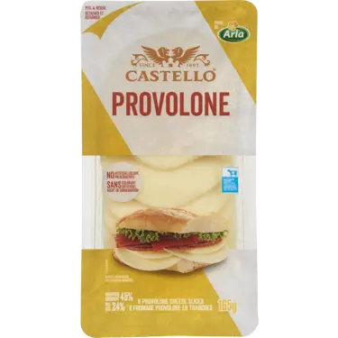 Sliced Provolone Cheese 24% 165 g