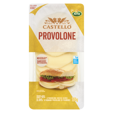 Fromage provolone en tranches 24% 165 g