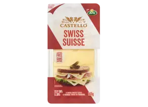 Fromage suisse en tranches 28% 145 g