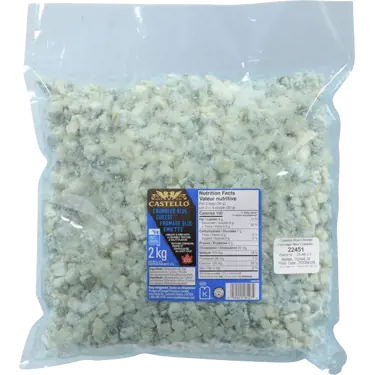 Traditional Blue Cheese Crumbled 27% 2 Kg