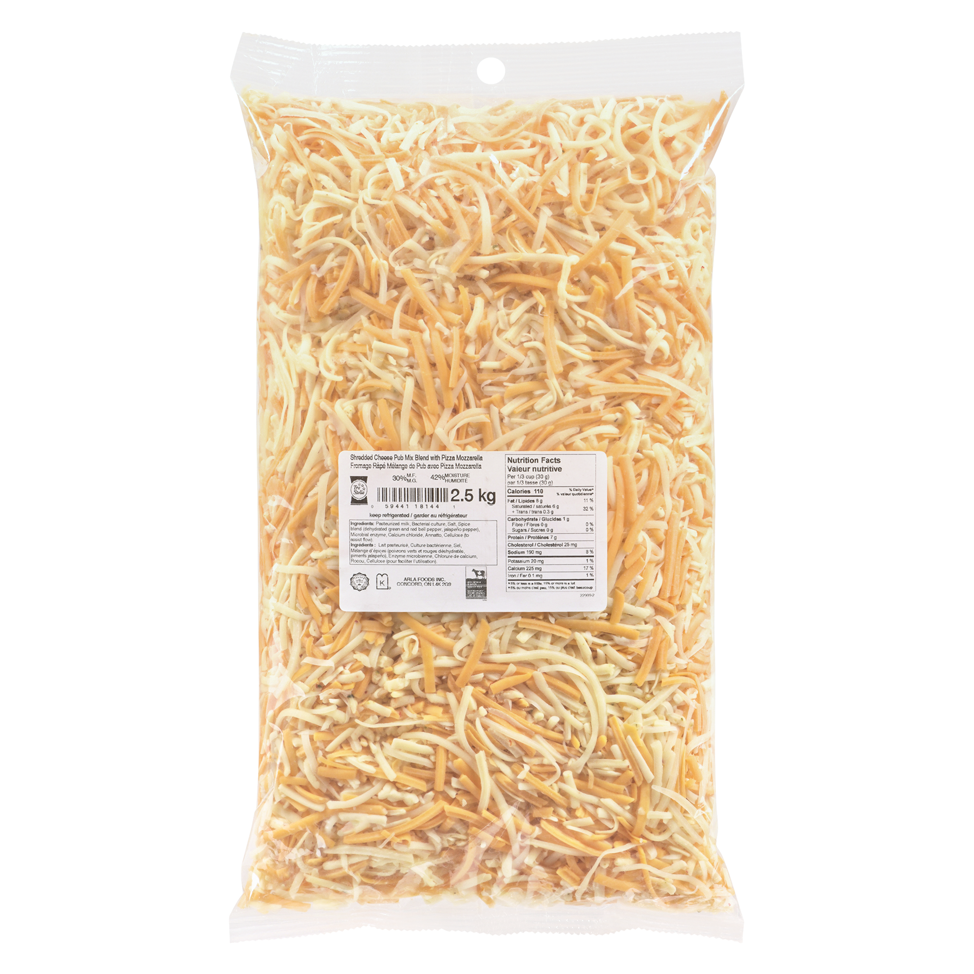 Shredded Cheese 2.5kg