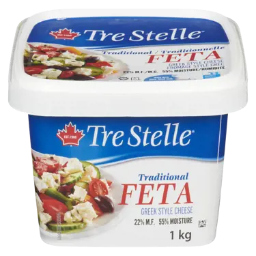 Feta Cheese Tub 22% 1 Kg