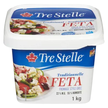 Fromage feta traditionnel 22% 1 Kg