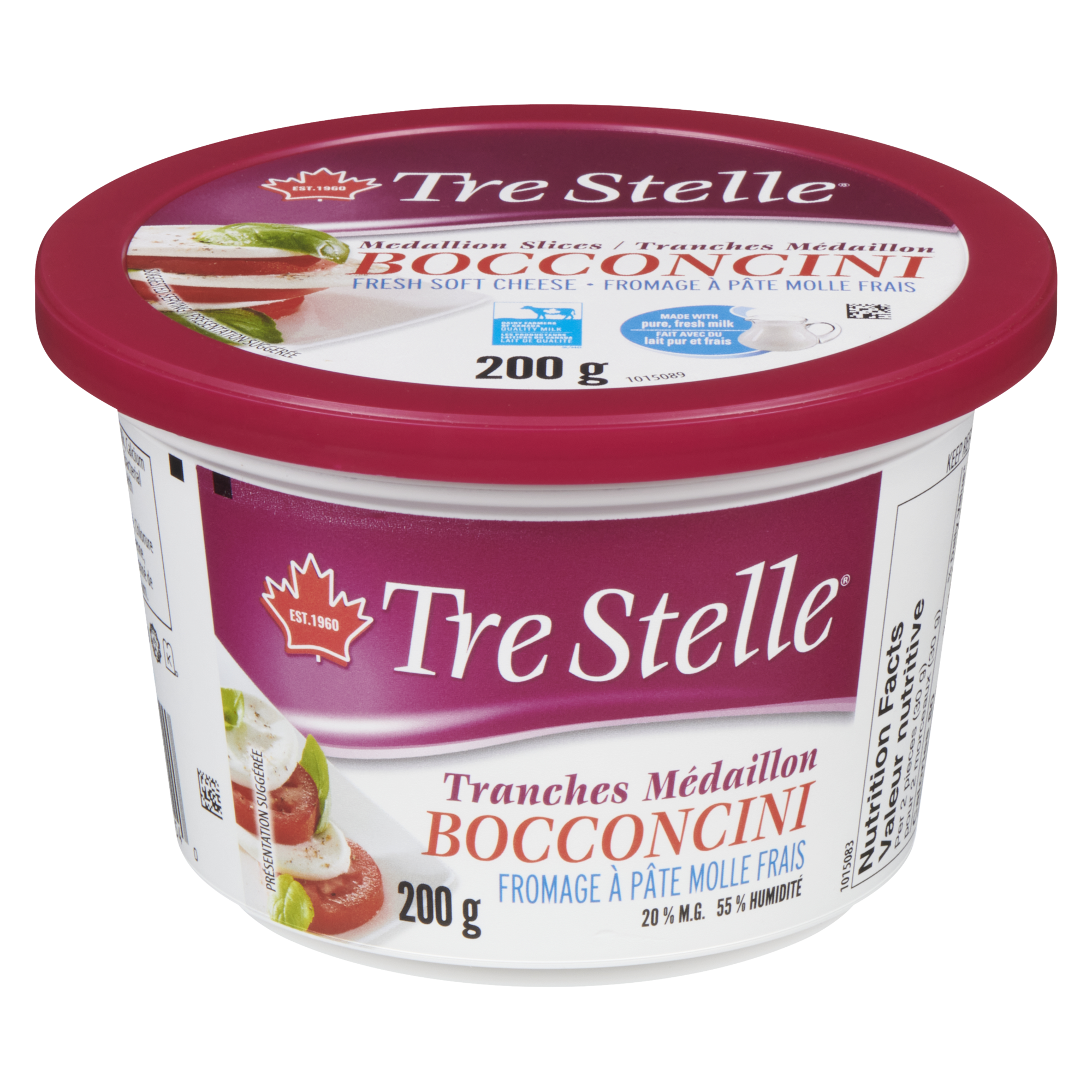 Fromage bocconcini en médaillons 200g
