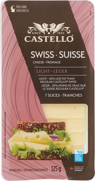 Swiss Light Cheese 125g