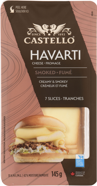 Sliced Smoked Havarti Cheese 145g