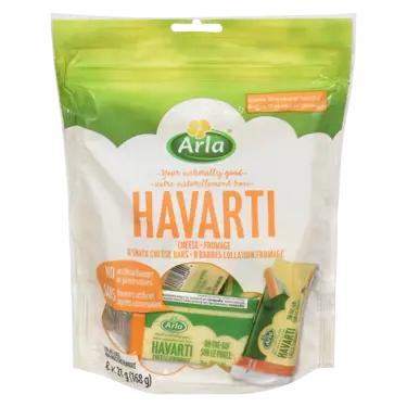 Fromage havarti en format collation 33% 168 g