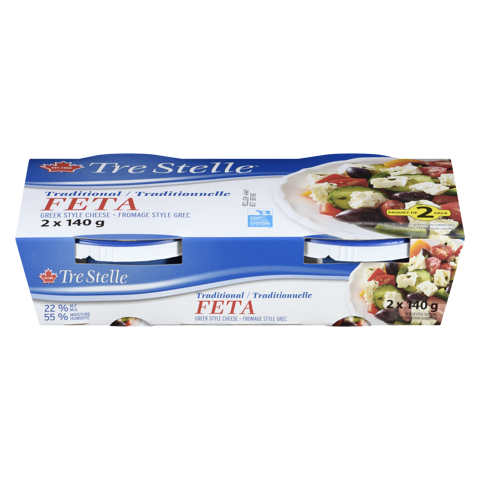 Traditional Feta Cheese Twin Pack 280g