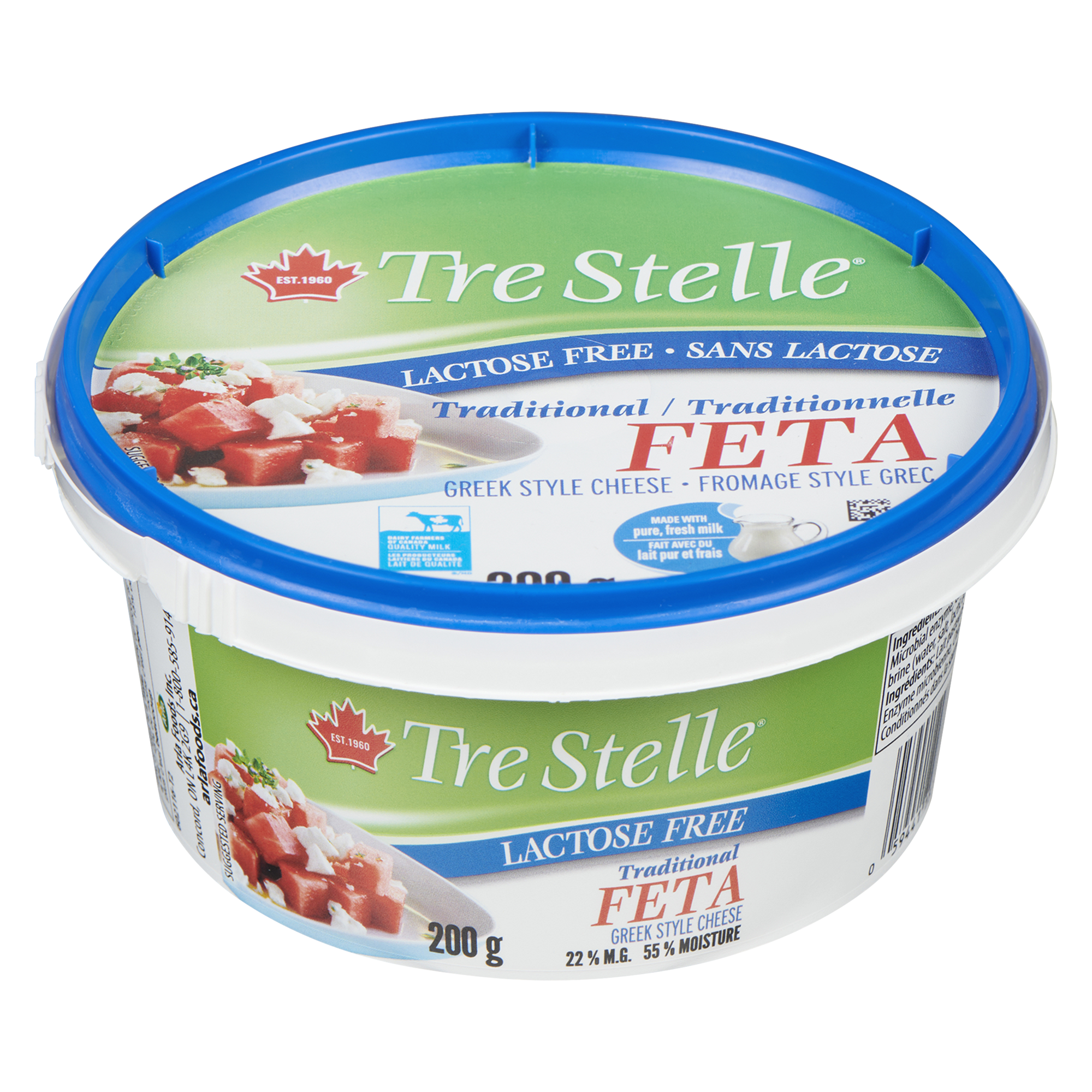 Lactose-Free Traditional Feta Cheese 200g