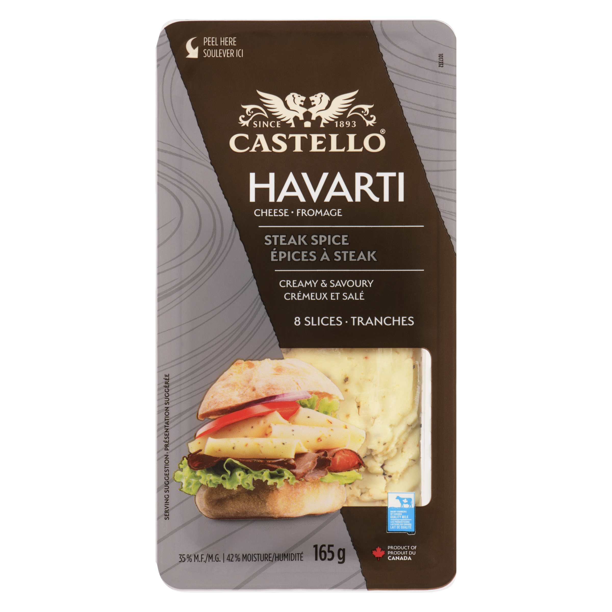 Fromage havarti aux épices pour bifteck 165g