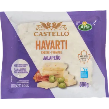 Havarti Jalapeno Cheese 35% 500 g