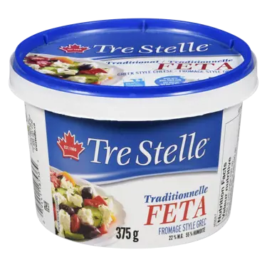 Fromage feta traditionnel 22% 375 g