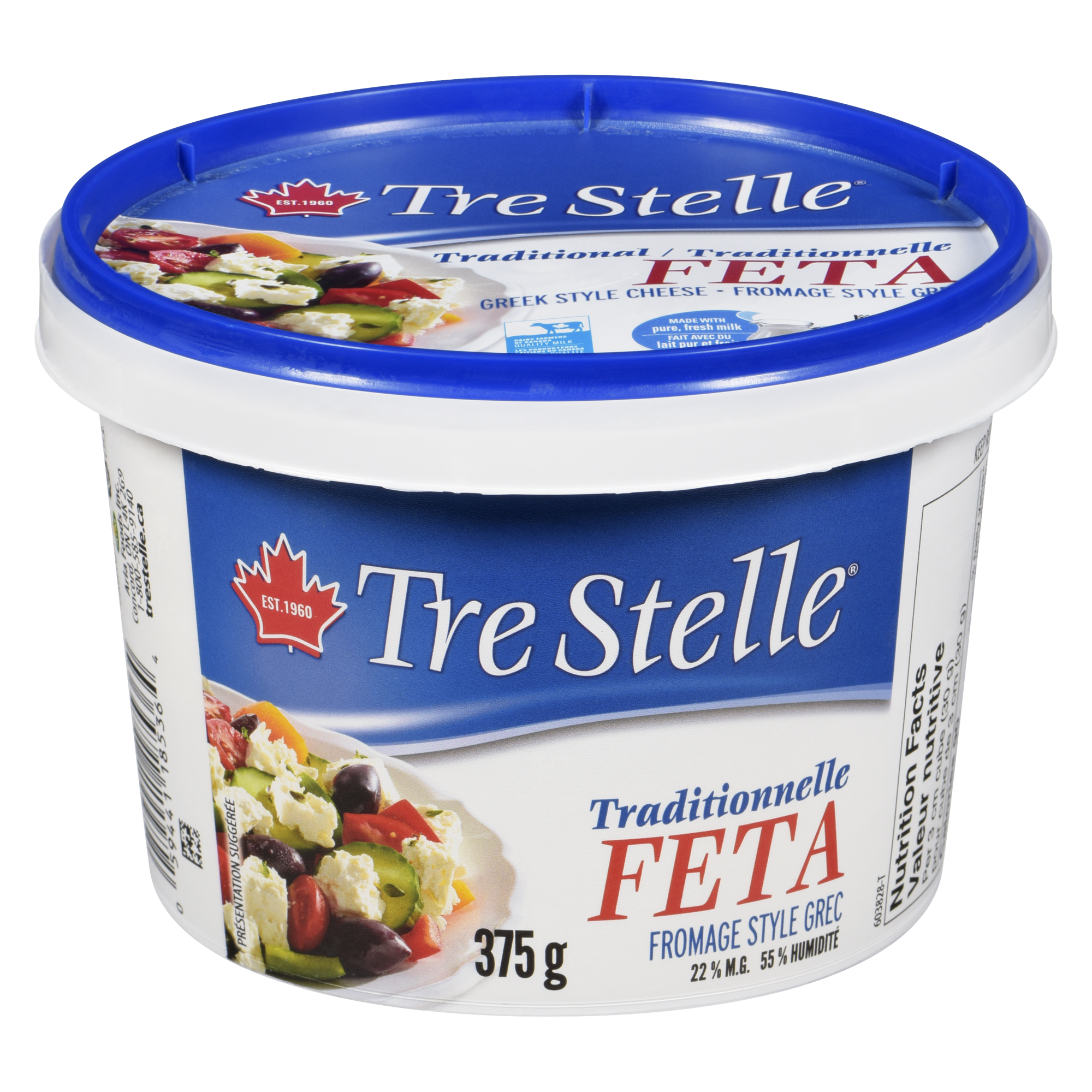 Fromage feta traditionnel 375g
