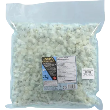 Gorgonzola Cheese Crumbled 35% 2 Kg