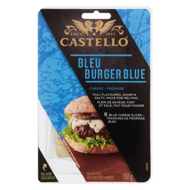 Fromage bleu pour hamburgers 34% 150 g