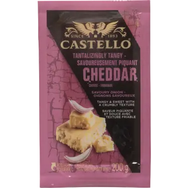 Savoury Onion Cheddar 34% 200 g