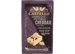 Black Pepper Cheddar 34% 200 g