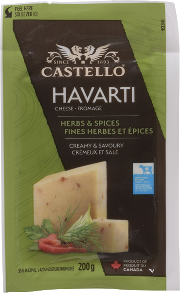 Fromage havarti aux herbes et aux épices 200g