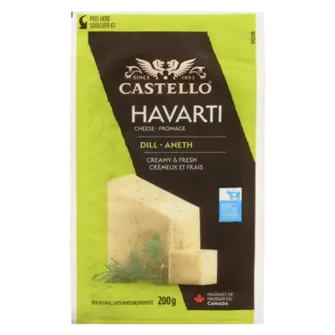 Fromage havarti à l'aneth 35% 200 g